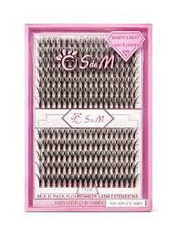 S de M Wispy Light Flower Eyelashes 40P+50P_ D 9-14Mix